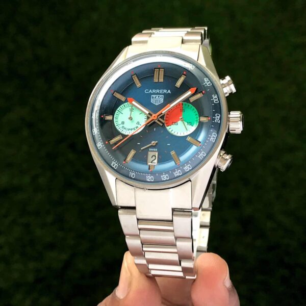 Tag Heuer Carrera Skipper Japanese Stainless Steel Watch For Men’s