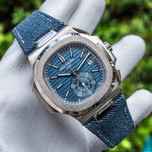 2025 Patek Philippe Nautilus 5980/60G Travel Time Chronograph