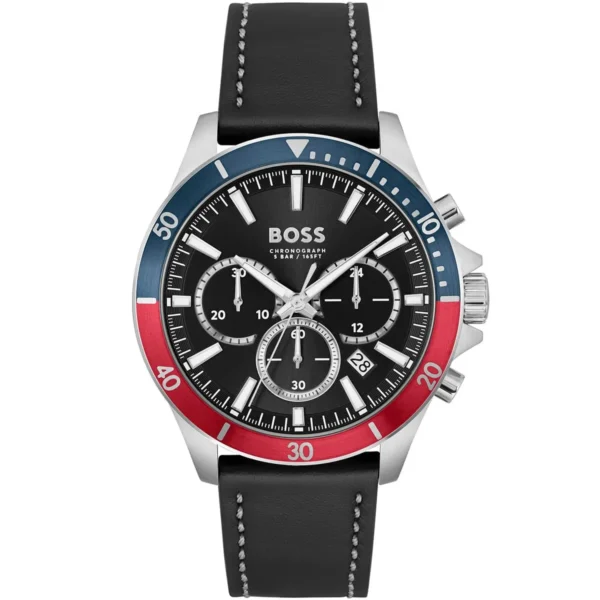 Hugo Boss Troper Chronograph Pepsi Quartz Men's Watch- 1514099