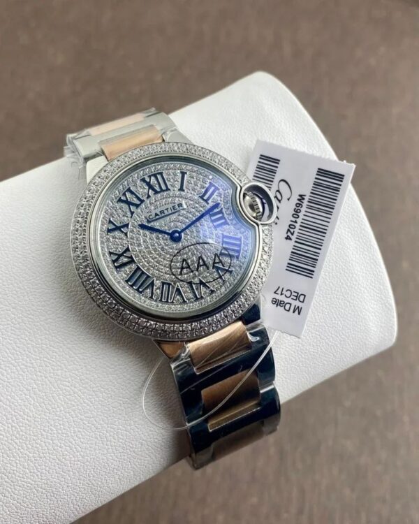 Cartier Ballon Bleu Diamond Dial Semi Eta
