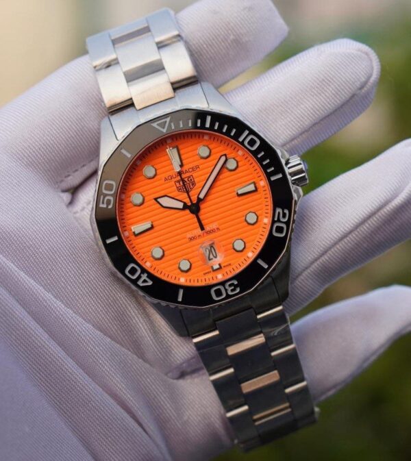 TAG Heuer Aquaracer Professional 300 Date Orange Diver Automatic 43mm watch Aquaracer