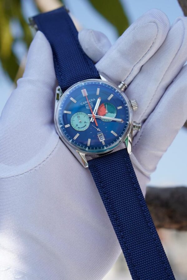 TAG Heuer Skipper Carrera Chronograph Blue CBS2213.FN6002