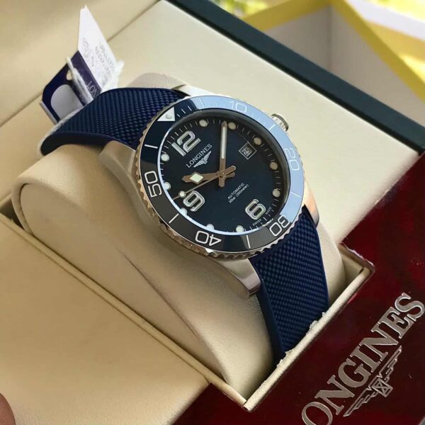 Longines Hydroconquest Automatic Silver Blue Fiber Automatic Watch for Men’s