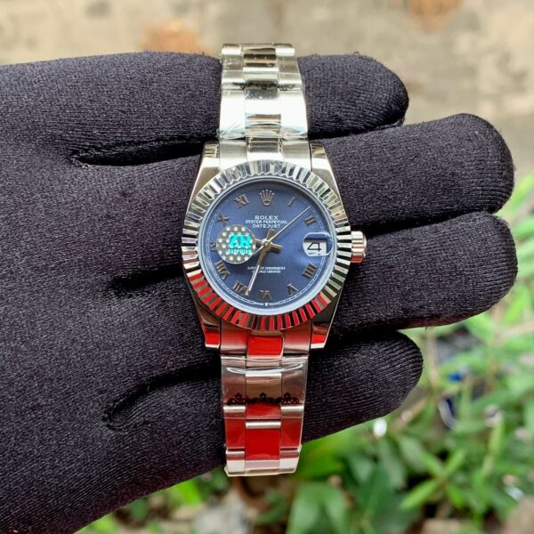 Rolex DateJust Silver-Blue Dial 36mm