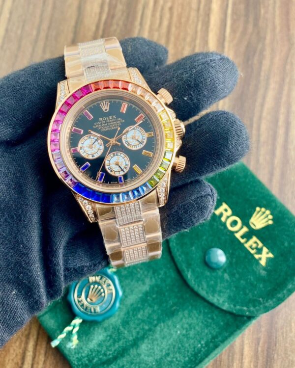 Rolex Daytona Rainbow Diamond 44MM High Quality Watch