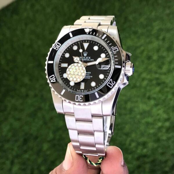 Rolex Submariner Silver Black Dial ZR