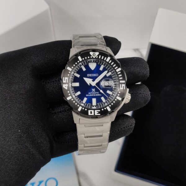 Seiko SRPD Monster Blue Dial Watch