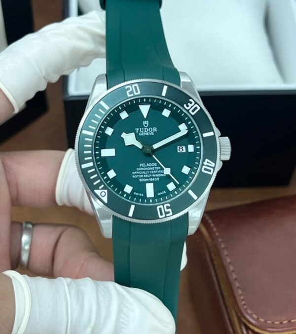 Tudor Pelagos Matte Green Dive Watch