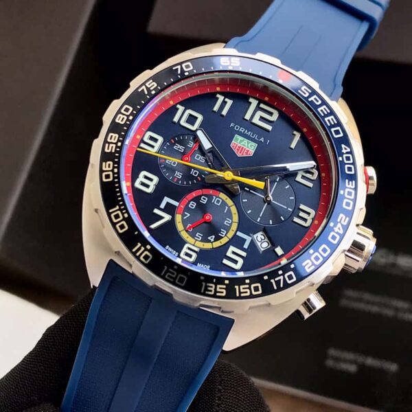 TAG Heuer Formula 1 X Red Bull Racing Blue Rubber Belt Special Edition Master Quality Mens Watch