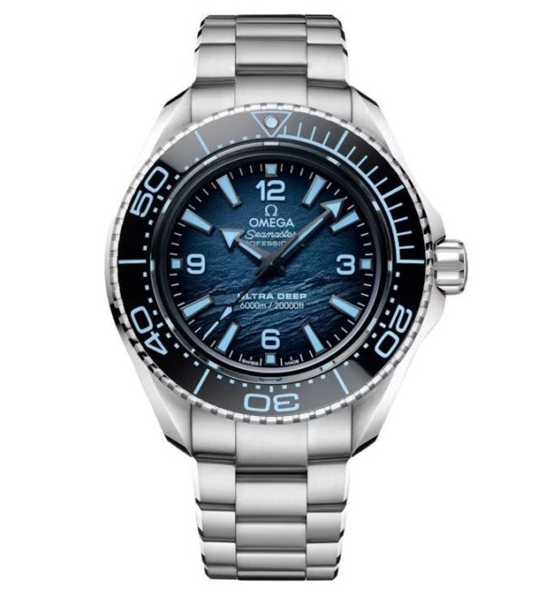 Omega Seamster Planet Ocean Ultra Deep Summer Blue Automatic Mens Watch