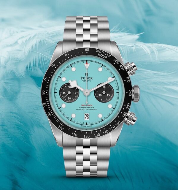 Tudor Black Bay Chrono 41mm Blue Flamingo Dial automatic men’s Watch