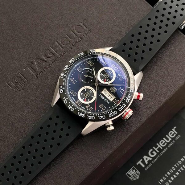 Tag Heuer Carrera Steel & Ceramic Automatic Black Fiber Men’s Watch