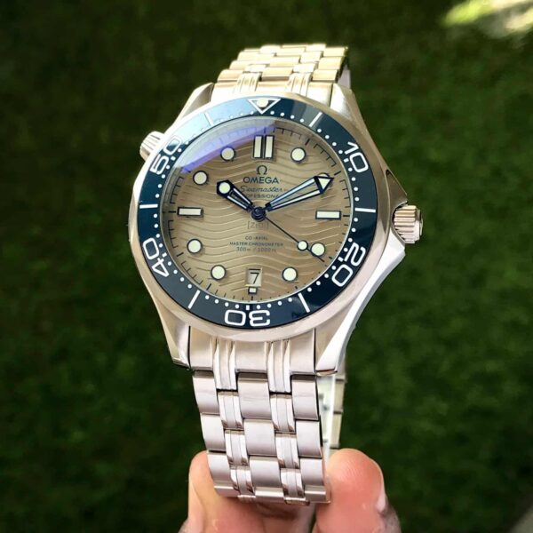 Omega Seamster Co-Axial Japanese Automatic Grey Dial Stainless Steel Mens Watch