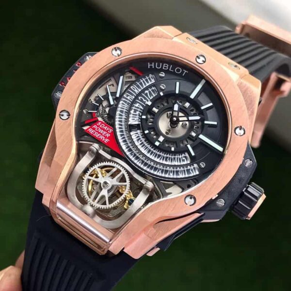Hublot MP MP-09 Tourbillon Bi-Axis King Rosegold Black Dial Men’s Watch