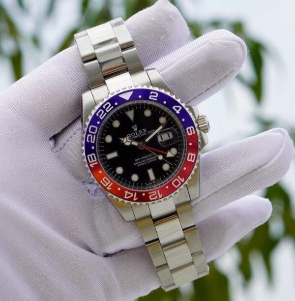 Rolex GMT-Master II 40mm Black Dial Watch Ref# 126710BLRO