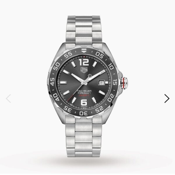 TAG Heuer Carerra Formula 1 Special Edition Re-Imagines Formula 1 Racing Grey Dial Automatic Mens Watch