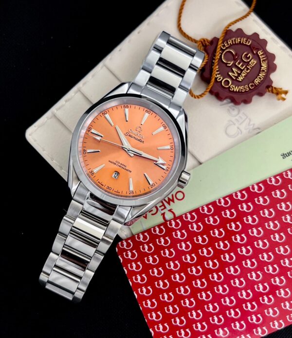 Omega Aqua Terra Orange Automatic Watch