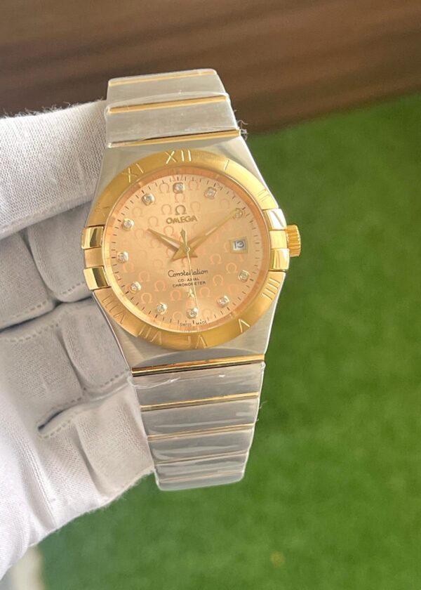 Omega Constellation Chronometer Yellow Gold Watch