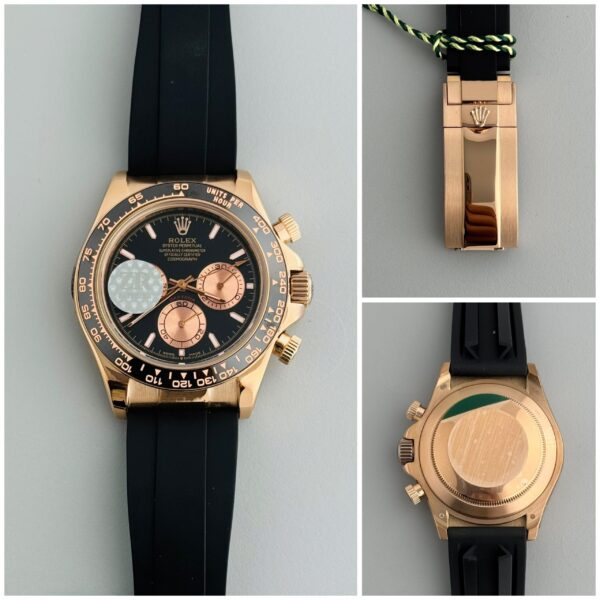 Rolex Daytona Black Dial Rosegold Watch