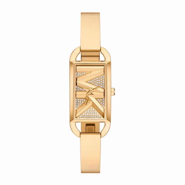 Michael Kors Mini Empire Pave Gold-Tone Bangle Watch MPN: MK4840