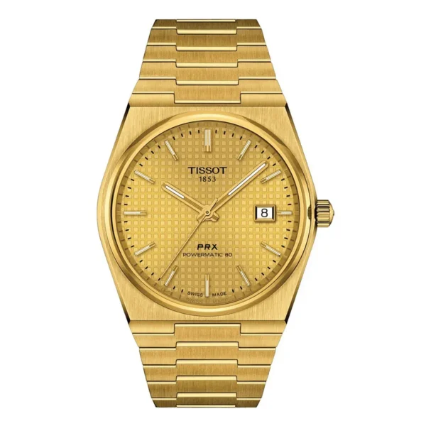 Tissot Master Grade PRX Powermatic 80 Men's Watch T137.407.33.021.00 Gold