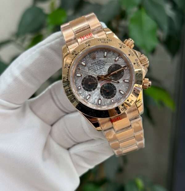 Rolex Daytona 116505 Style – Meteorite Dial & Everose Gold