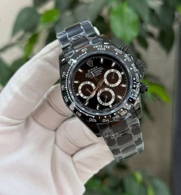 Rolex Daytona Style – Black Dial & Oyster Bracelet