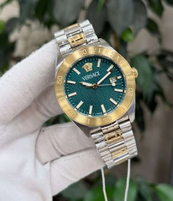 Versace Greca Force Style – Blue Dial & Black Bezel