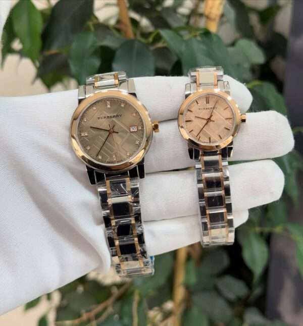 Burberry Couple Watch Two-Tone Watch Collection
