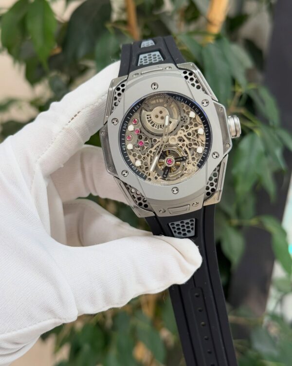 Hublot Big Bang Tourbillon Style – Blue & Black Skeleton