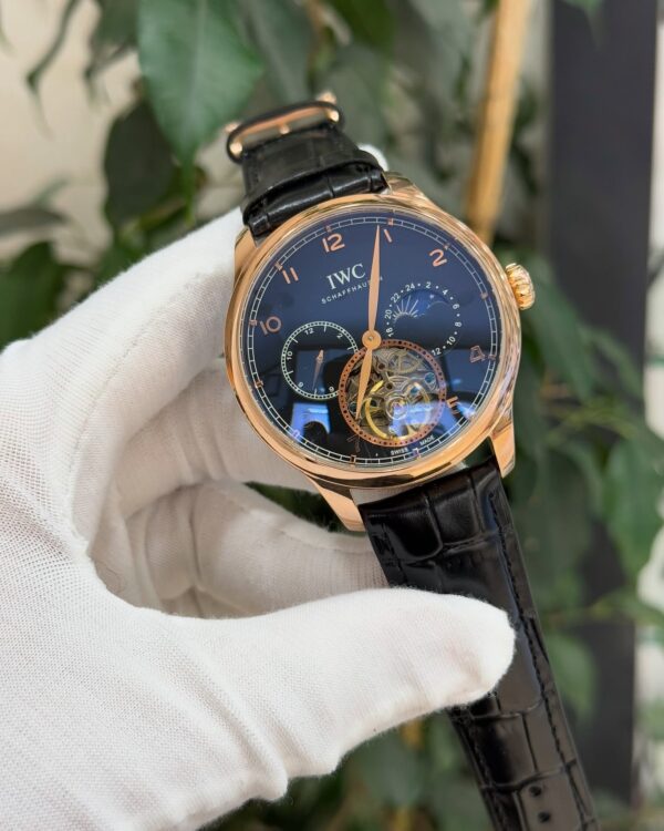 IWC Portugieser Tourbillon Style – Blue Dial & Rose Gold