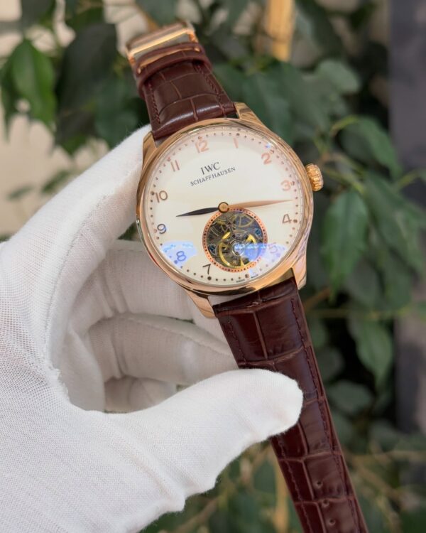 IWC Portugieser Tourbillon Style – Rose Gold & White Dial