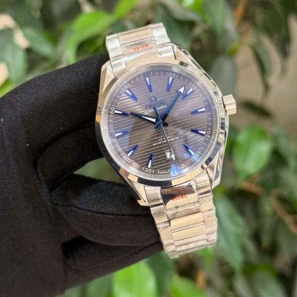 Omega Seamaster Aqua Terra Style – Grey Teak Dial & Blue Hands