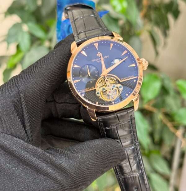 Patek Philippe 5016 Style – Blue Dial & Rose Gold Tourbillon