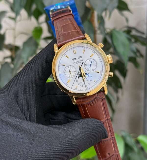 Patek Philippe 5970R Style – Perpetual Calendar Chronograph