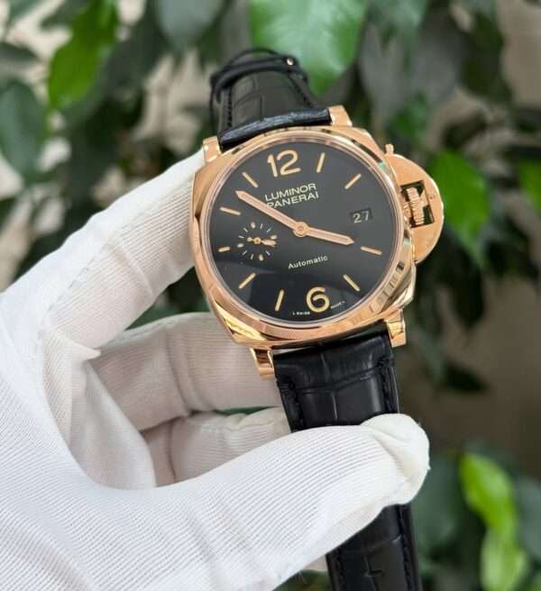 Panerai Luminor Due Style – Black Dial & Rose Gold