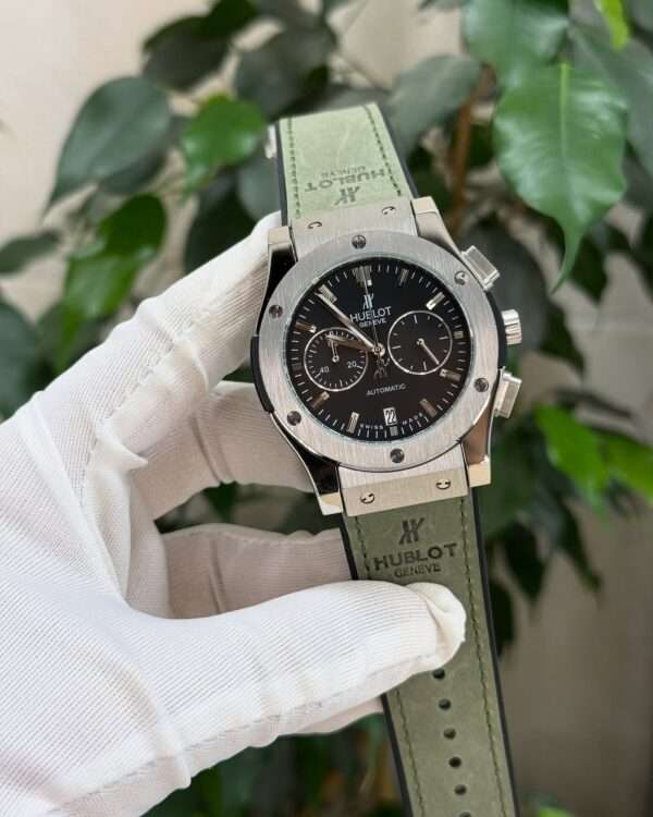 Hublot Classic Fusion Chronograph Style – Black Dial & Green Strap