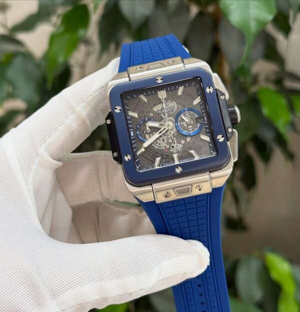 Hublot Square Bang Unico Style – Blue Skeleton Dial