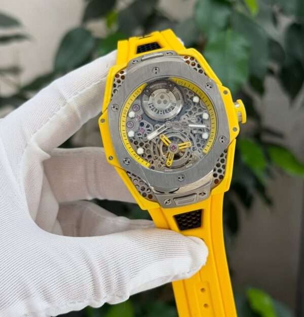 Hublot Big Bang Tourbillon Automatic Yellow Neon SAXEM Style