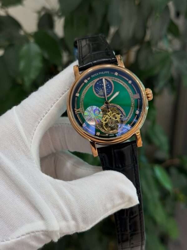 Patek Philippe Calatrava Style – Green Dial & Tourbillon