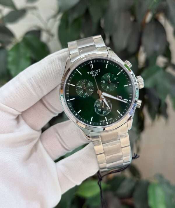Tissot Chrono L Style – Green Dial & Stainless Steel Bracelet
