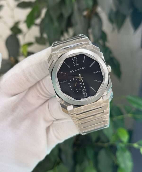 Bvlgari Octo Style – Black Dial & Stainless Steel Bracelet