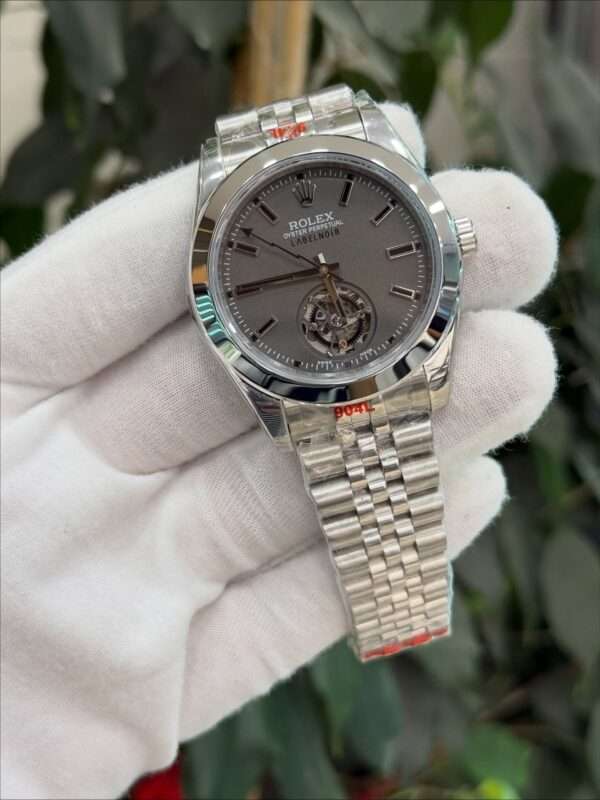 Rolex Oyster Perpetual Tourbillon Style – Grey Dial & Jubilee Bracelet