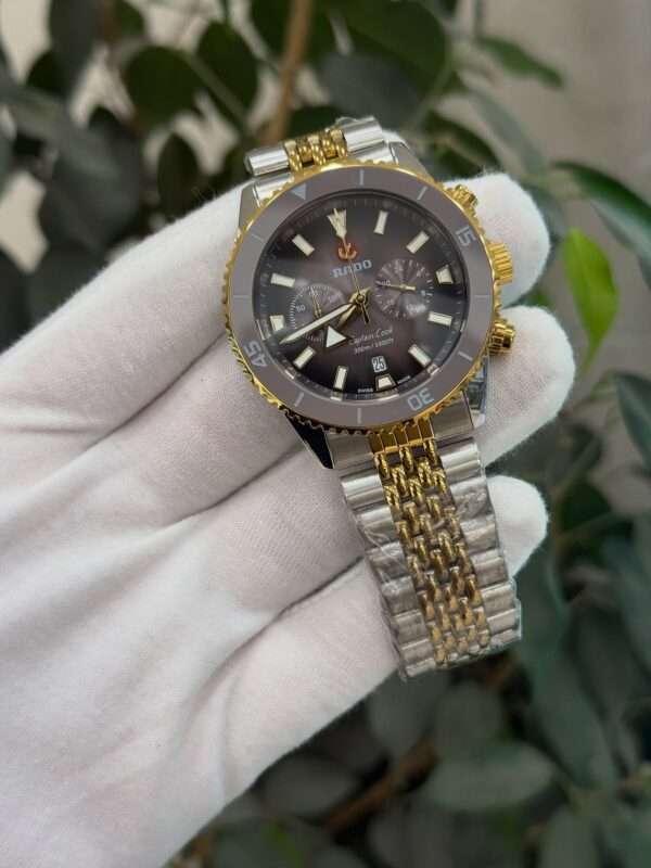 Rado Captain Cook Chronograph Style – Brown Dial & Two-Tone Bracelet