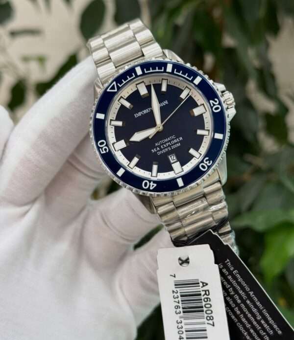 Emporio Armani Sea Explorer AR60087 – Blue Dial & Stainless Steel