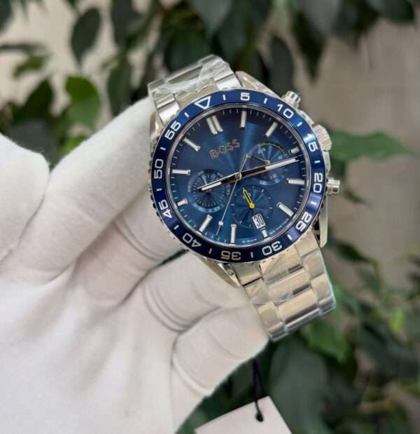 BOSS Champion Chronograph Style – Blue Dial & Steel Bracelet