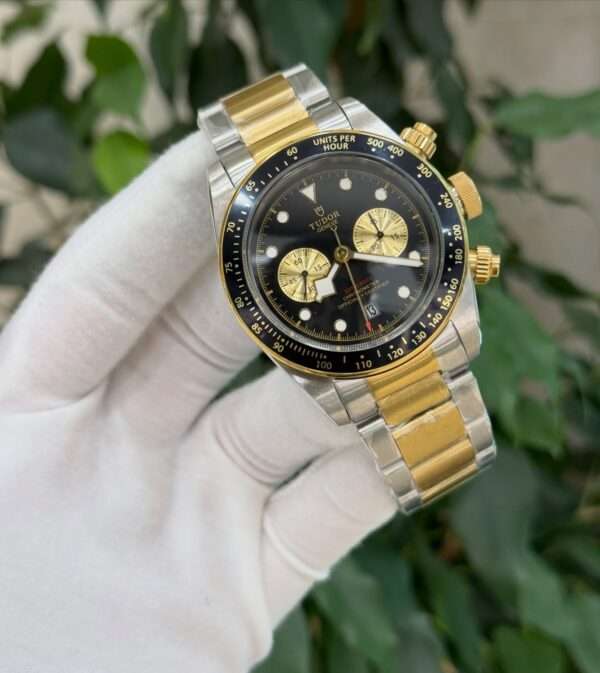 Tudor Black Bay Chrono S&G Style – Black Dial & Two-Tone Bracelet