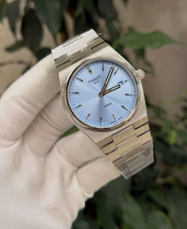 Tissot PRX 40 Style – Ice Blue Dial & Stainless Steel Bracelet