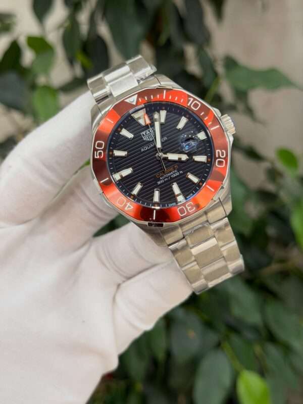 TAG Heuer Aquaracer Calibre 5 Style – Black Dial & Orange Bezel