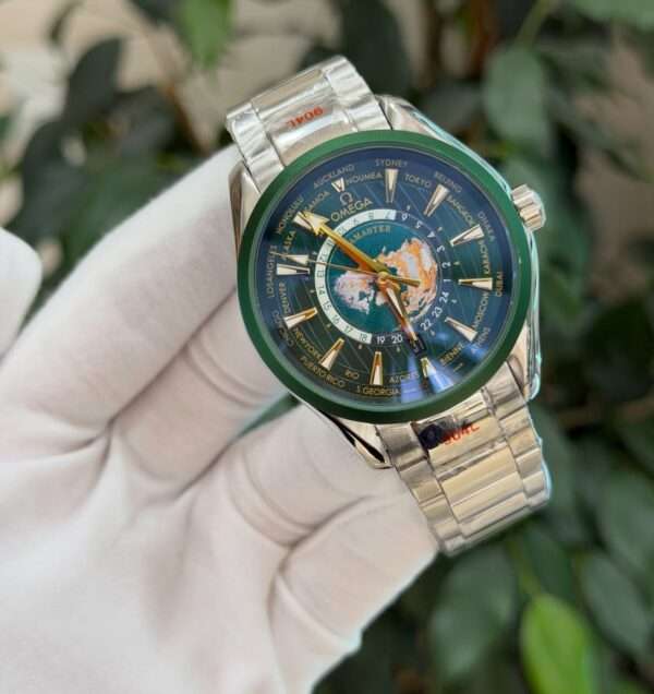 Omega Seamaster Aqua Terra Worldtimer Style – Green Dial & Steel Bracelet